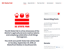 Tablet Screenshot of dcstatefair.org